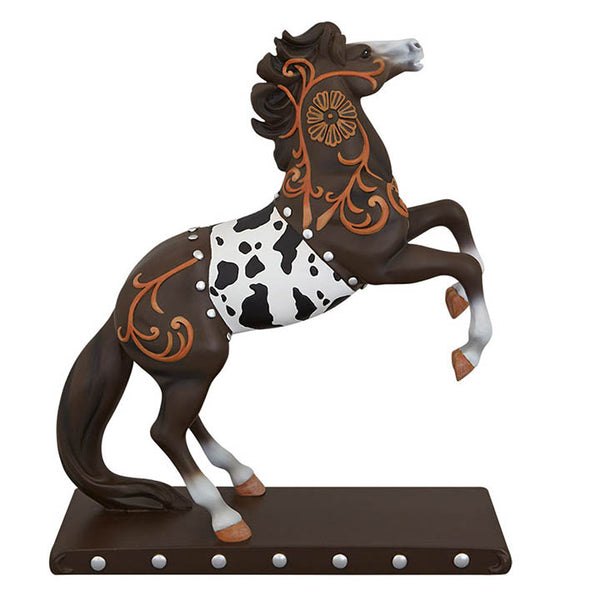 Trail of Painted Ponies Western Leather Horse Figurine - 1st Edition