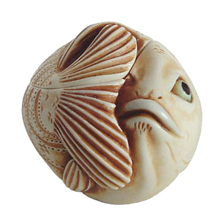 harmony kingdom adam binder fats fish roly polys view of face and tail