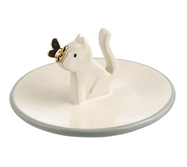 Ceramic Cat Ring Holder