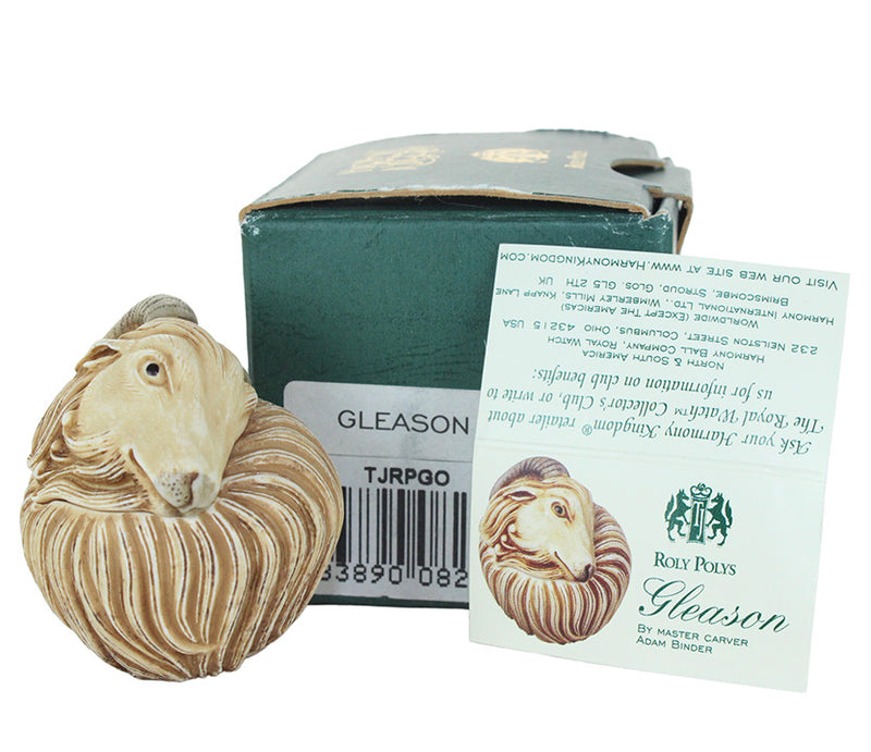 harmony kingdom adam binder gleason roly poly with box and tent card