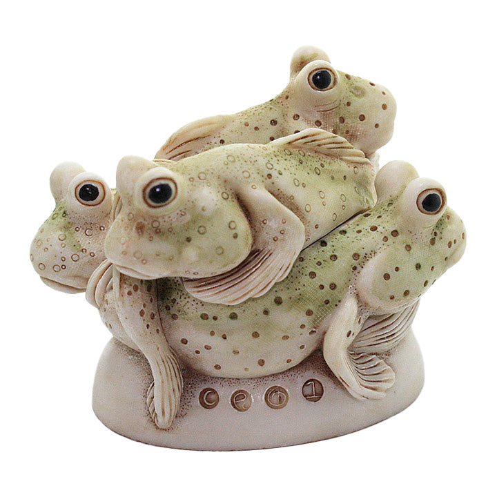 harmony kingdom TJF19 skip to my lou mudskipper box figurine