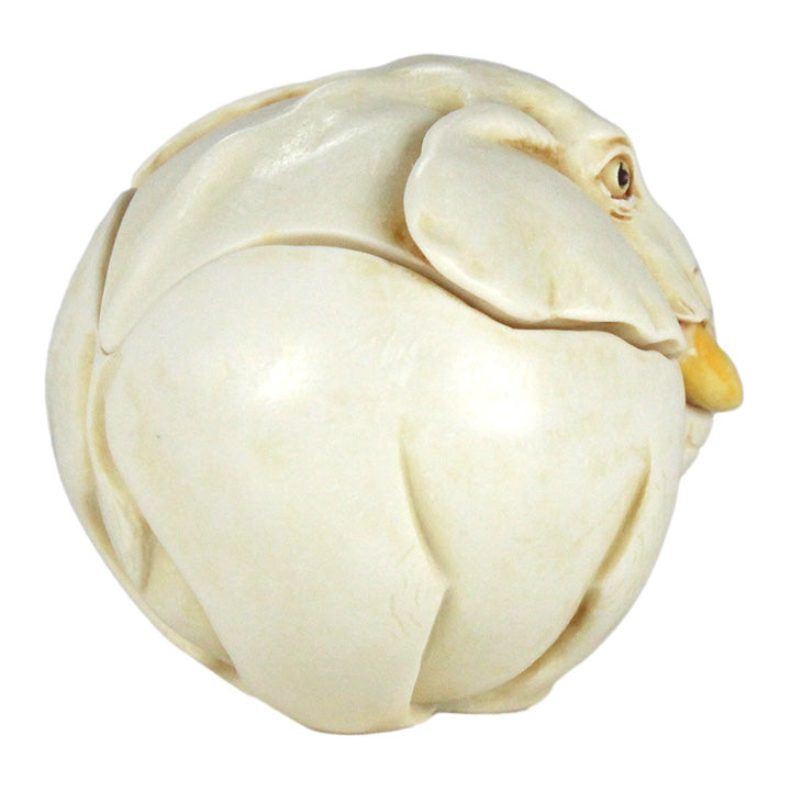 right side view of harmony kingdom louis elephant roly polys box figurine