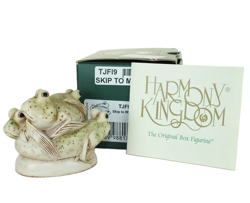 harmony kingdom skip to my lou mudskippers treasure jest with box and COA