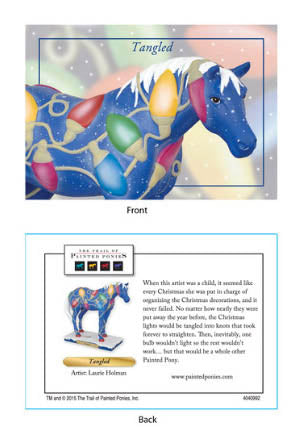 trail of painted ponies Tangled horse figurine story card