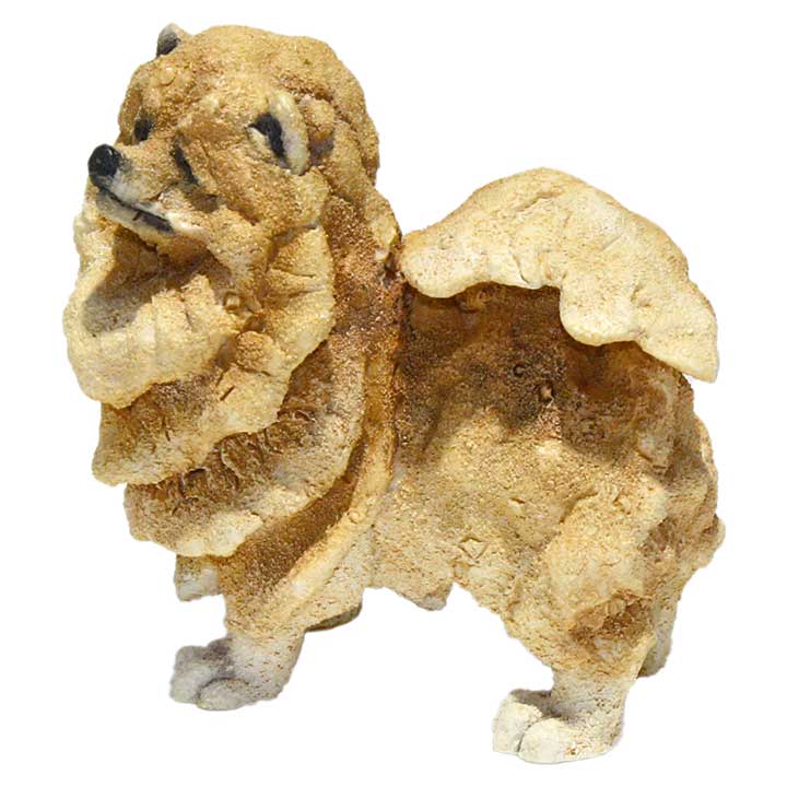 Country Artists, A Breed Apart Pomeranian junior dog figurine full left side view