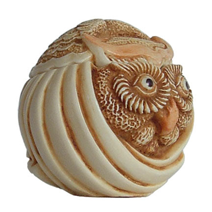 mostel owl roly poly right side view