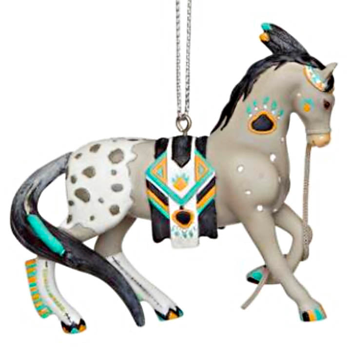 trail of painted ponies homage to bear pawhorse ornament