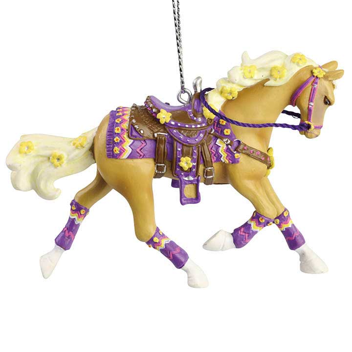 trail of painted ponies buttercup palomino ornament - right side view