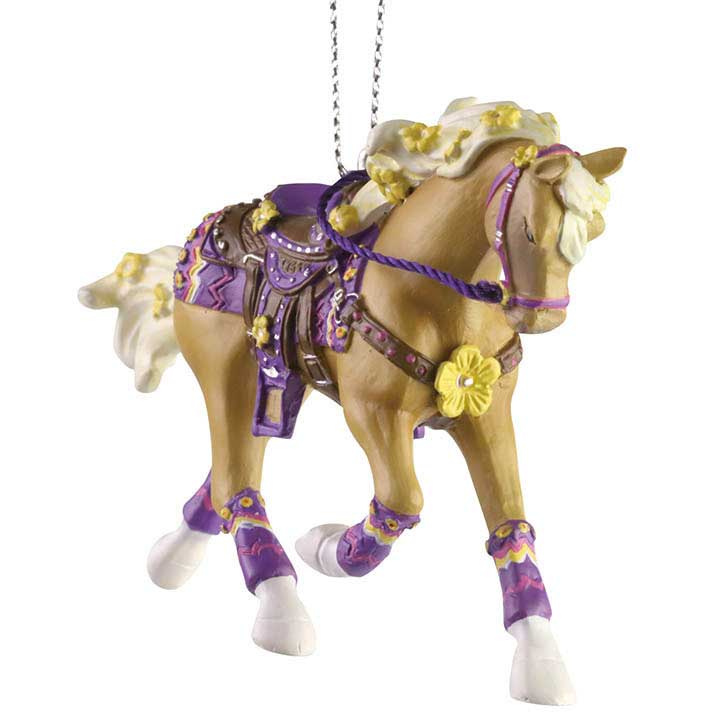 trail of painted ponies 6007404 buttercup ornament - front right side view