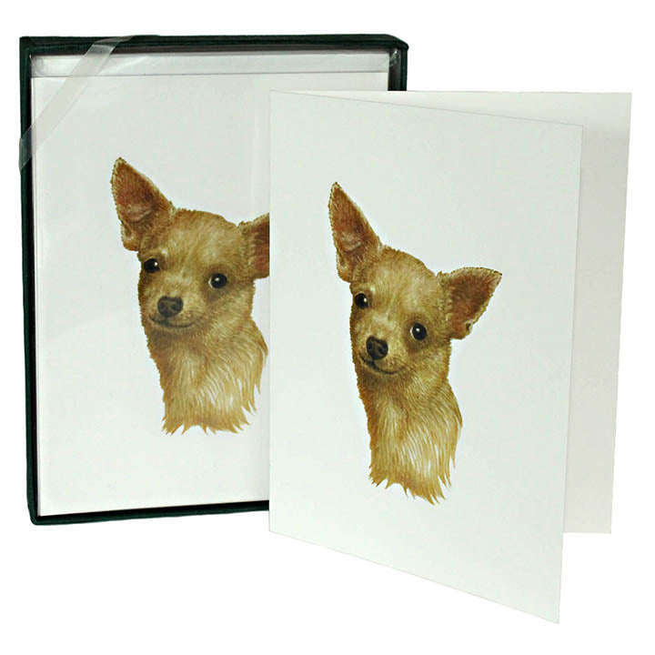 chihuahua note cards and envelopes