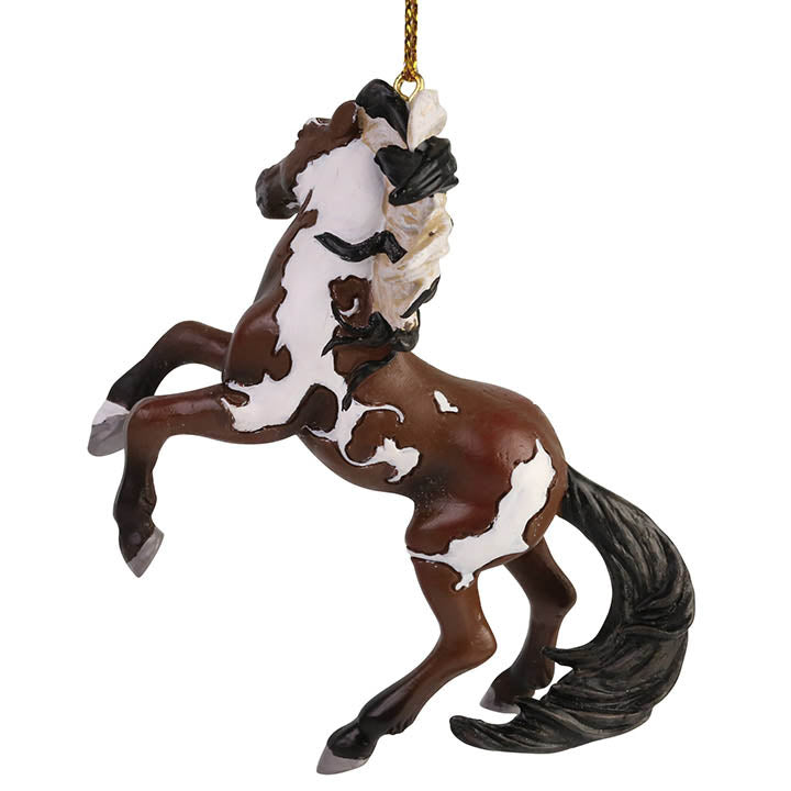 trail of painted ponies dance of the mustang ornament back view