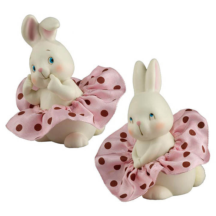 Coy Rabbit Porcelain Dottie Rabbit Department 56 Figurines - Coy or Curious ...
