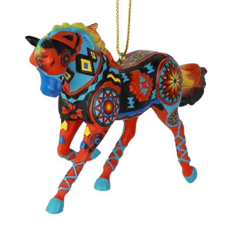 trail of painted ponies the eye dazzler horse ornament front view