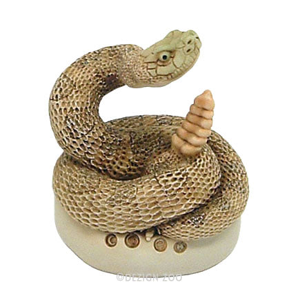 harmony kingdom sid rattlesnake netsuke above view