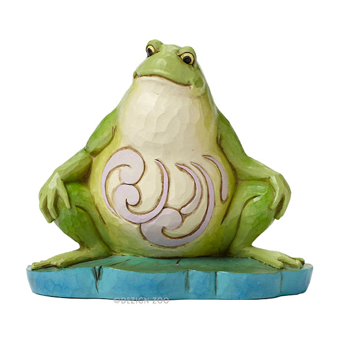 jim shore lazy frog figurine