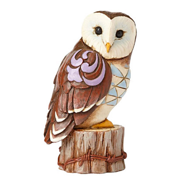 jim shore mini owl on stump