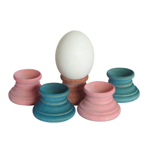 pastel wood egg holders