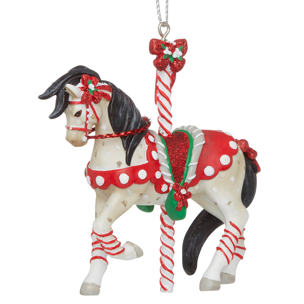 trail of painted ponies peppermint sticks ornament