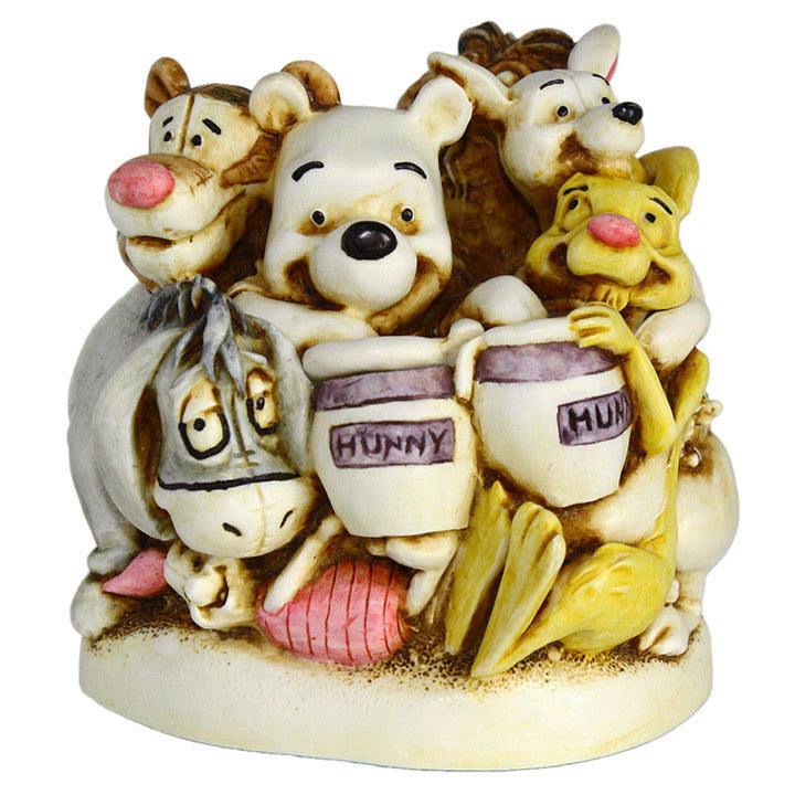 harmony kingdom pooh and friends box figurine
