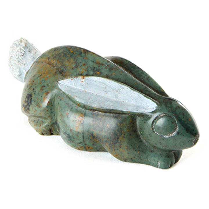 stone rabbit sculpture - small