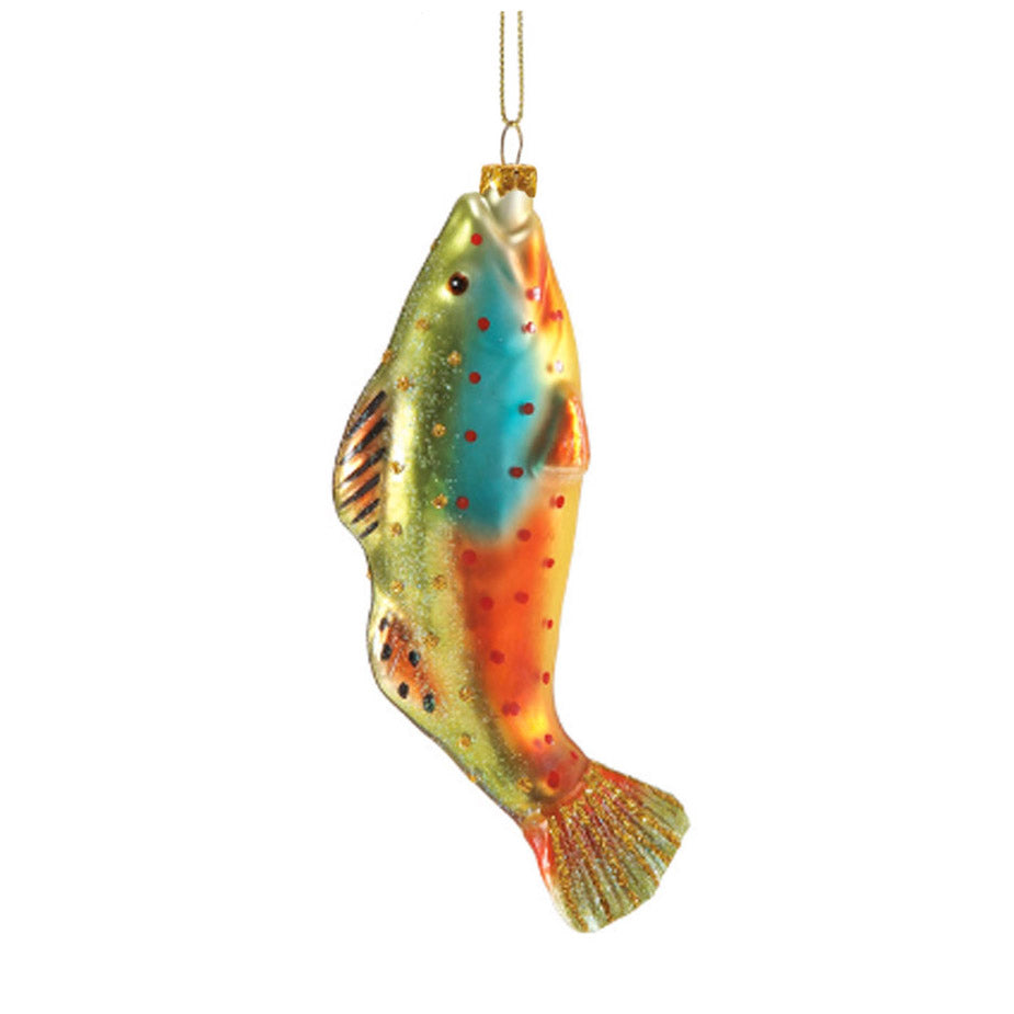 dept 56 glass brook trout ornament