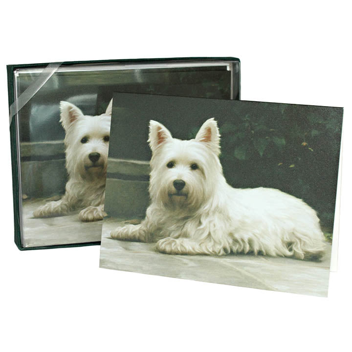 boxed set of West Highland Terrier notecards